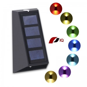 LED solární svítidlo IQ-ISSL 3 RGB set 2ks