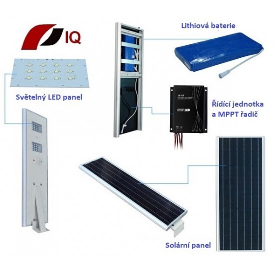 Solární svítidlo IQ-ISSL 40 POWER plus + doprava zdarma