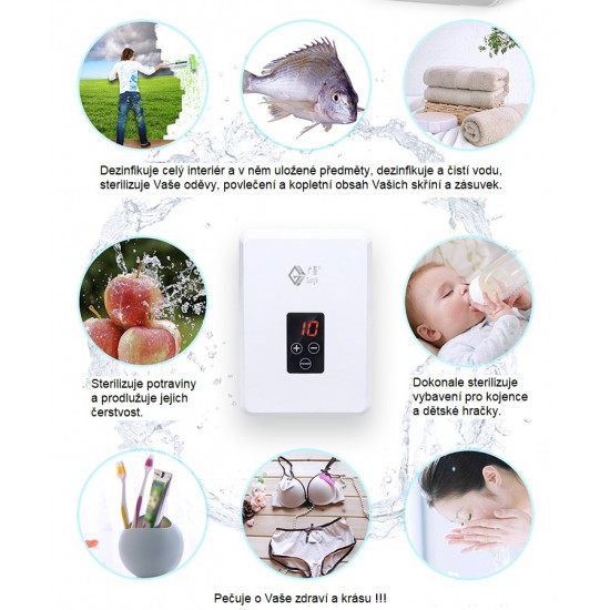 Ozonový generátor IQ-GL pro sterilizaci potravin a vody Ozonový generátor IQ-GL pro sterilizaci potravin a vody