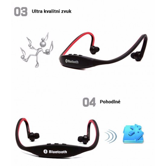 Bluetooth sluchátka SBE blue Bluetooth sluchátka SBE blue