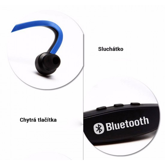 Bluetooth sluchátka SBE blue Bluetooth sluchátka SBE blue
